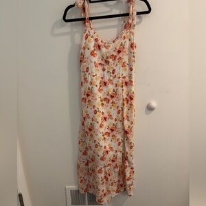 Abercrombie & Fitch Floral Dress - White and Orange